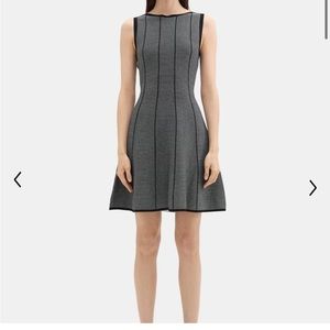 Theory Panel Knit A Line Dress